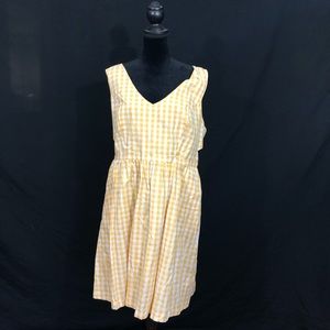 Yellow gingham ModCloth dress
